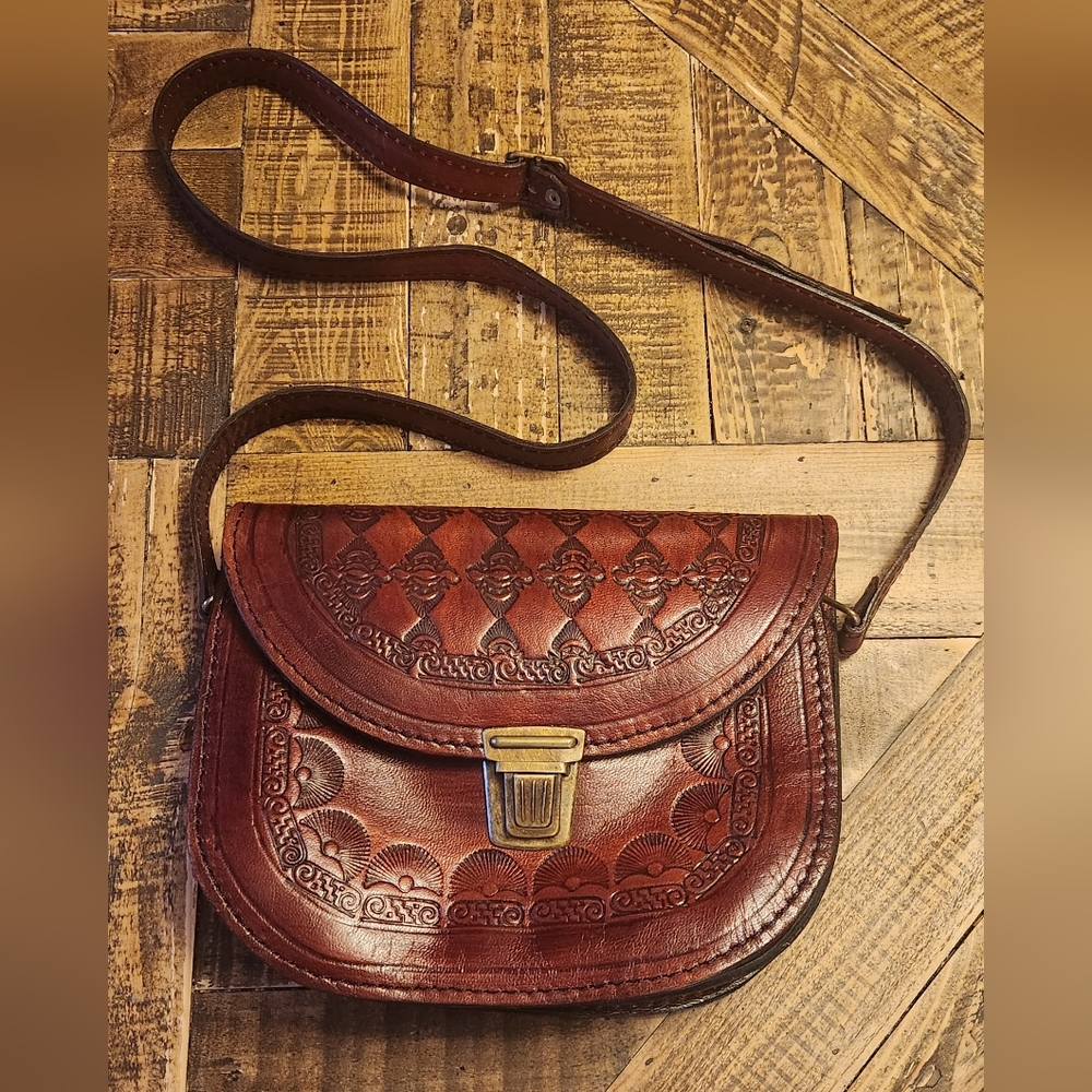 M.R. Canoa Industria Vintage Luiggi Aregentina Crossbody Bag Rare